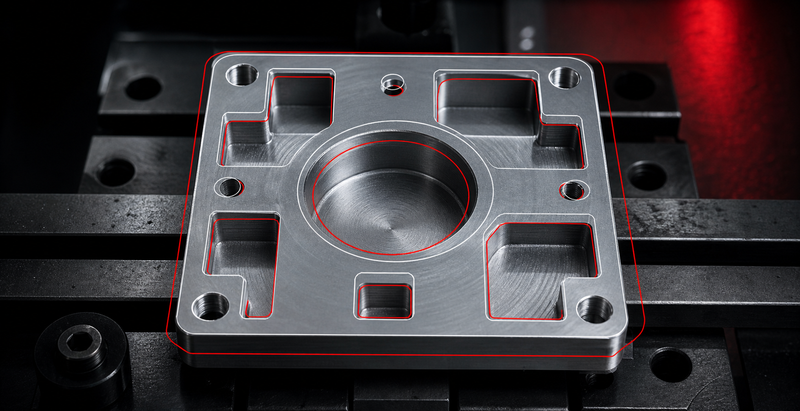 Diferenta dintre desenul CAD si piesa frezata cand CNC-ul nu taie la dimensiune