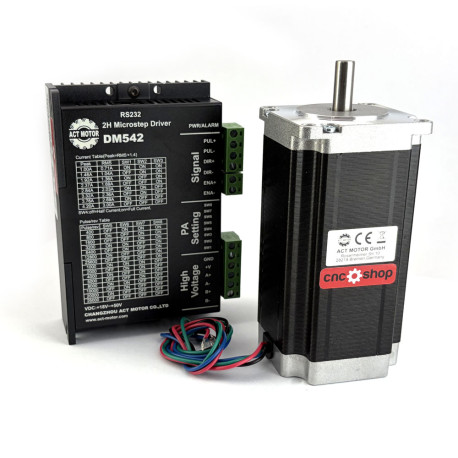 Kit CNC Nema23 3Nm cu driver DM542 V2.0